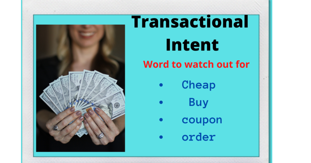 transactional intent to convert