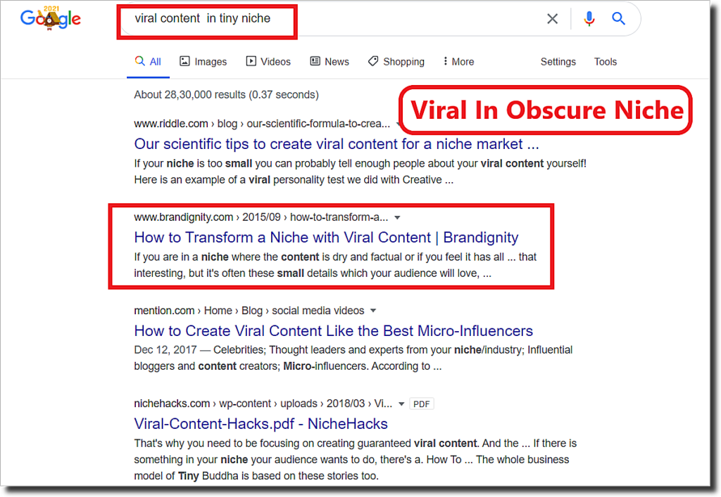viral in obscure niches image