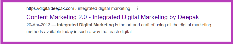 integrated digital marketing for brand building