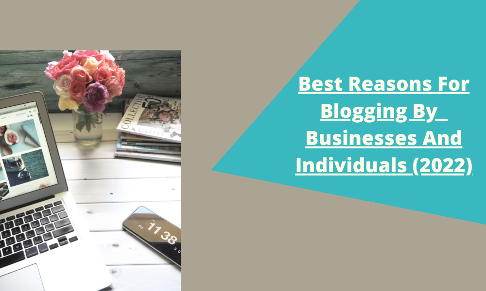 Best Reasons For Blogging By Businesses And Individuals (2022)