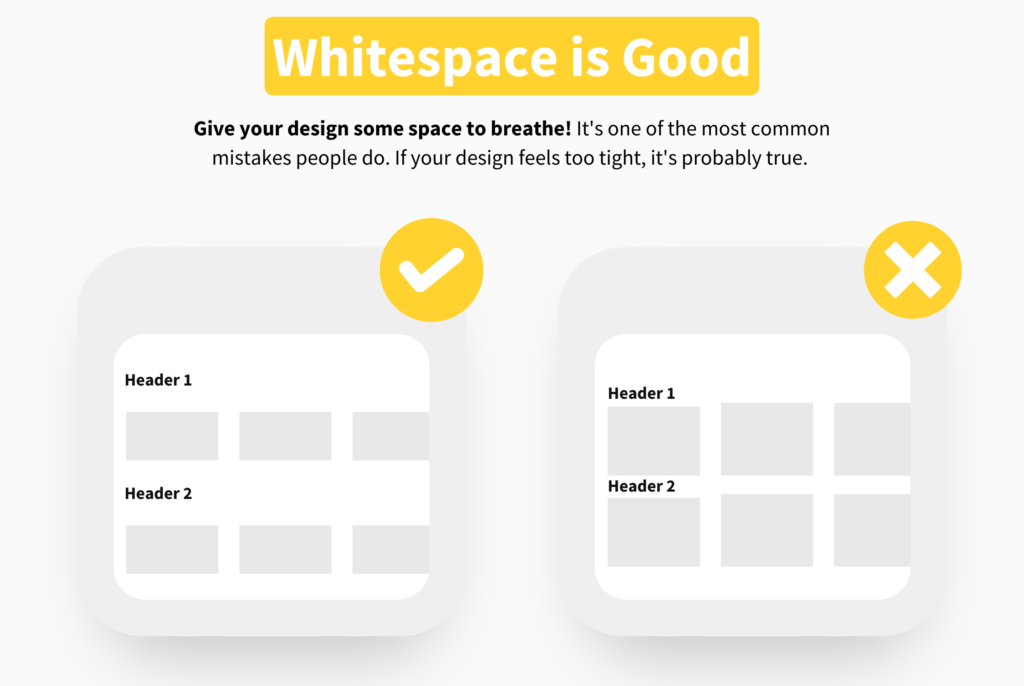 White Space brings balance in blog visuals