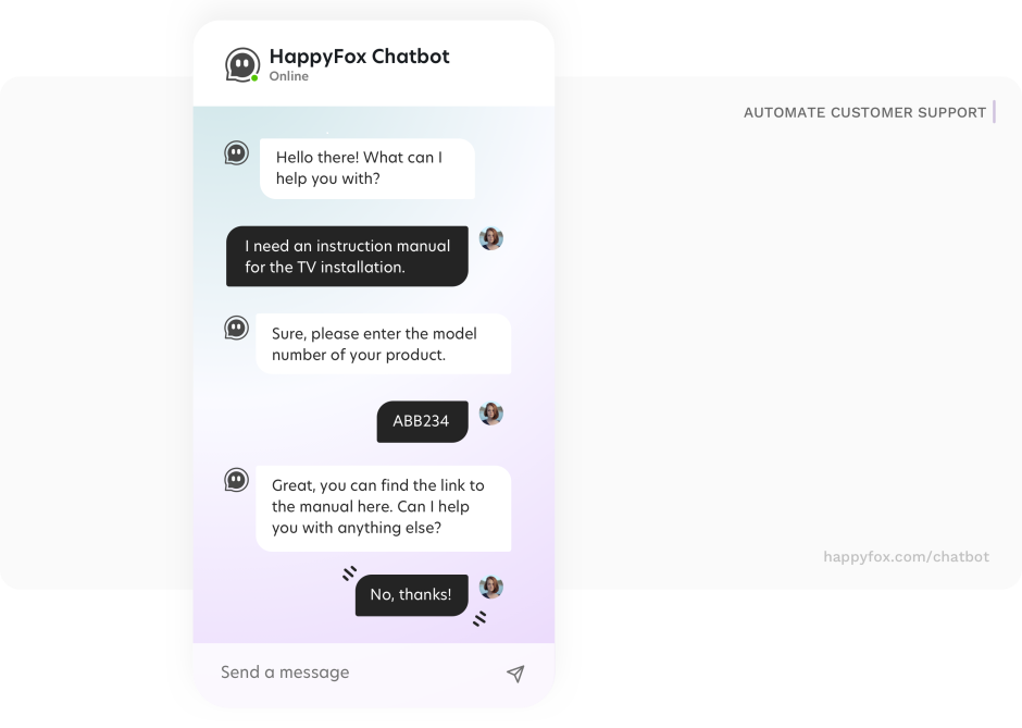 Customer Support Through Chatbots