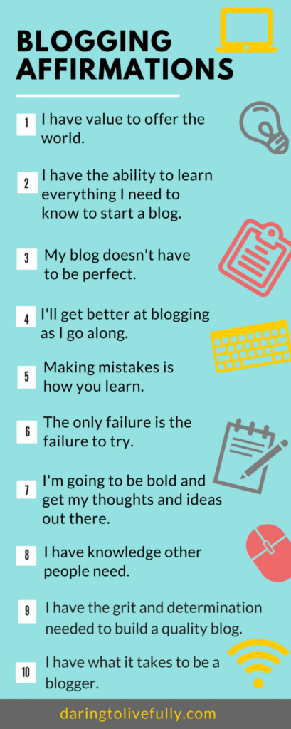 affirmations for Bloggers