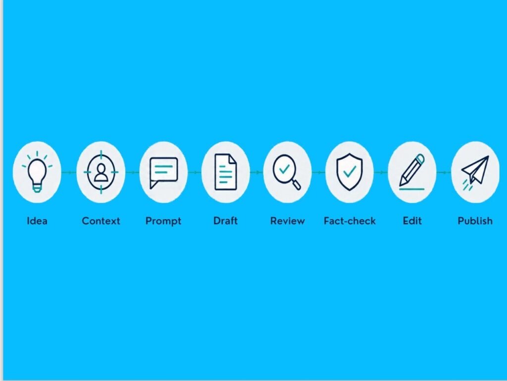 AI writing workflow 
