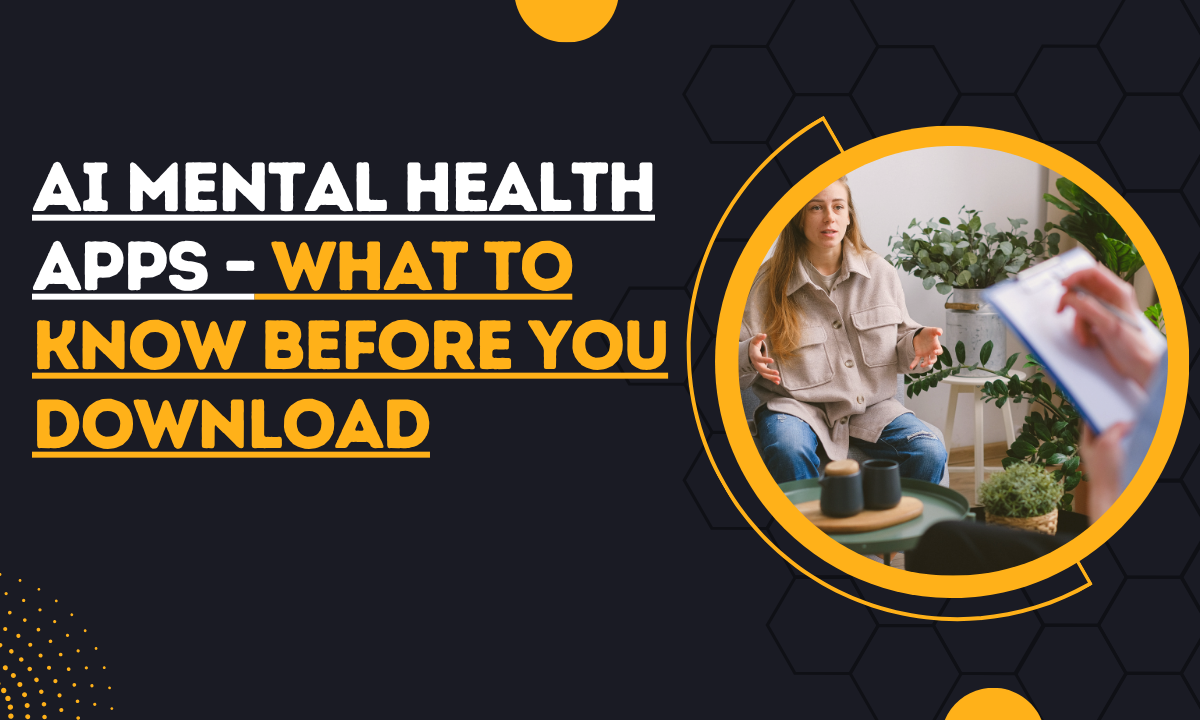 AI-based mental health app