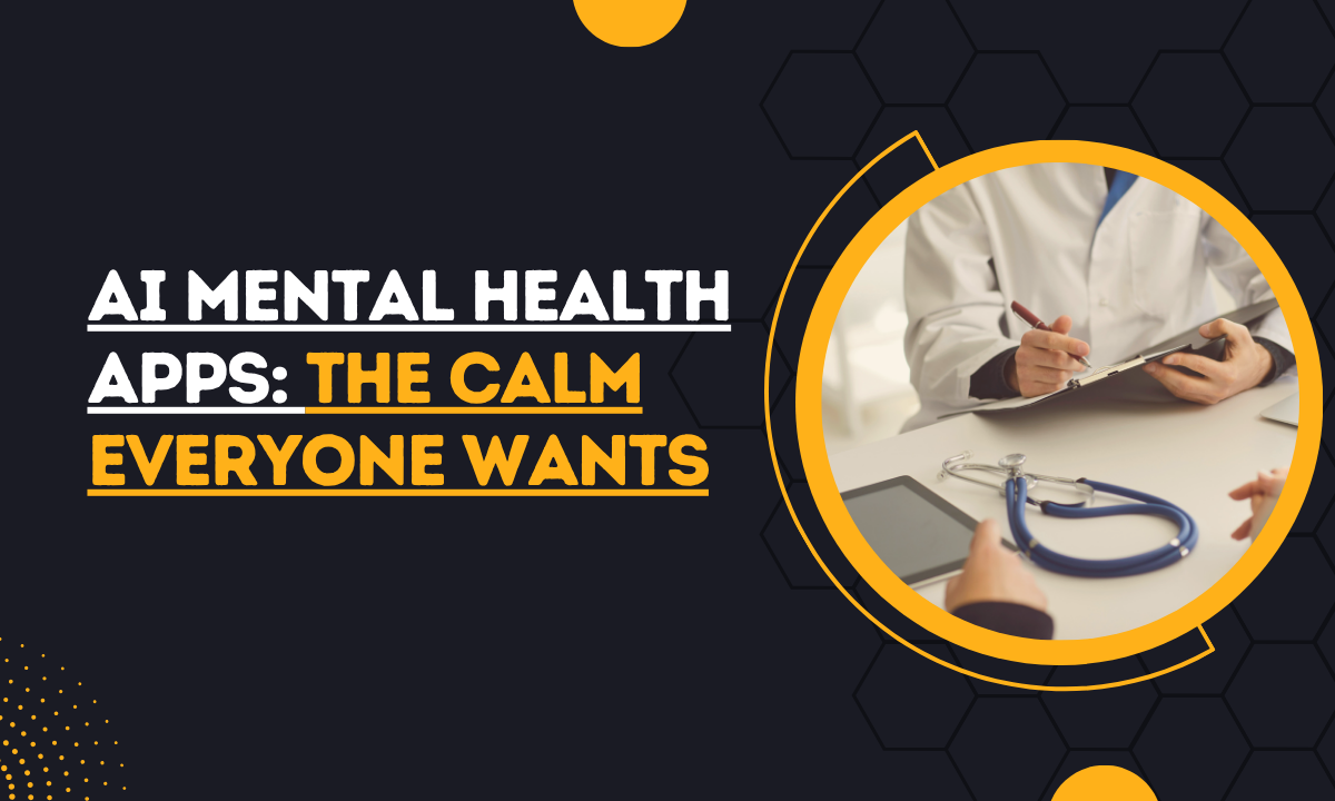 AI mental health apps for calm