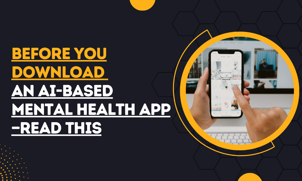 AI-based mental health app