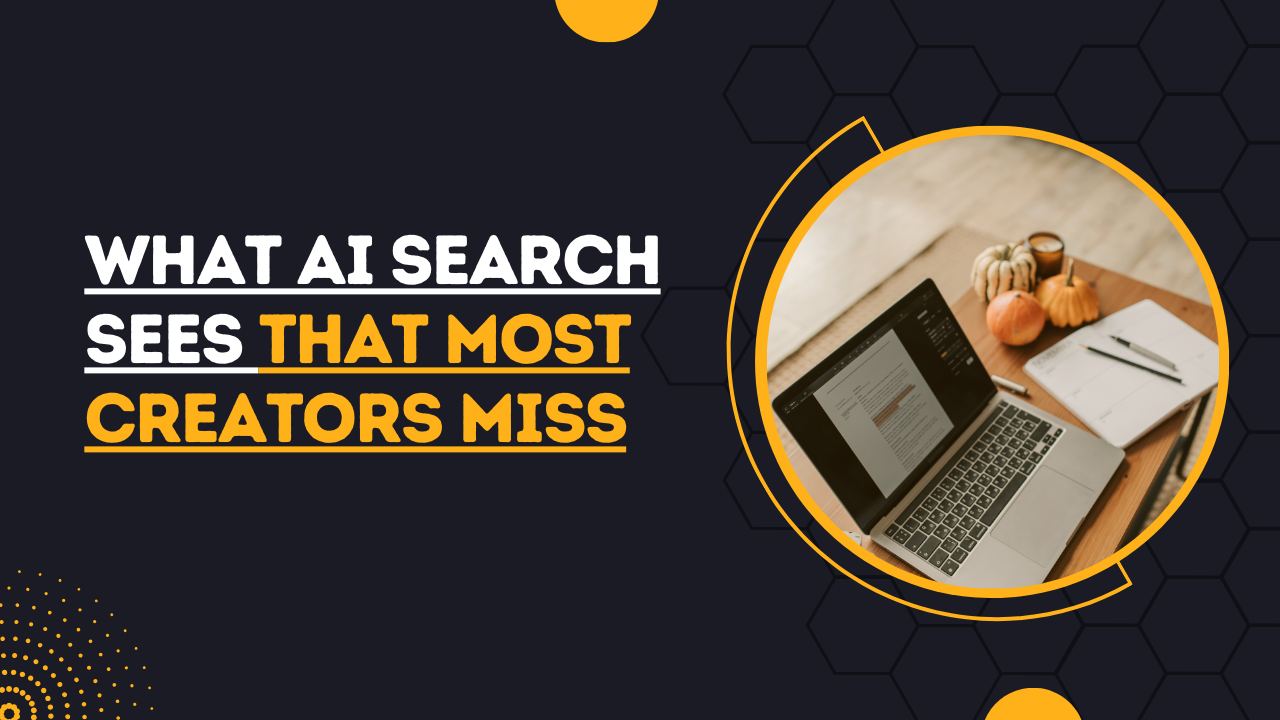 What AI Search Sees That Most Creators Miss
