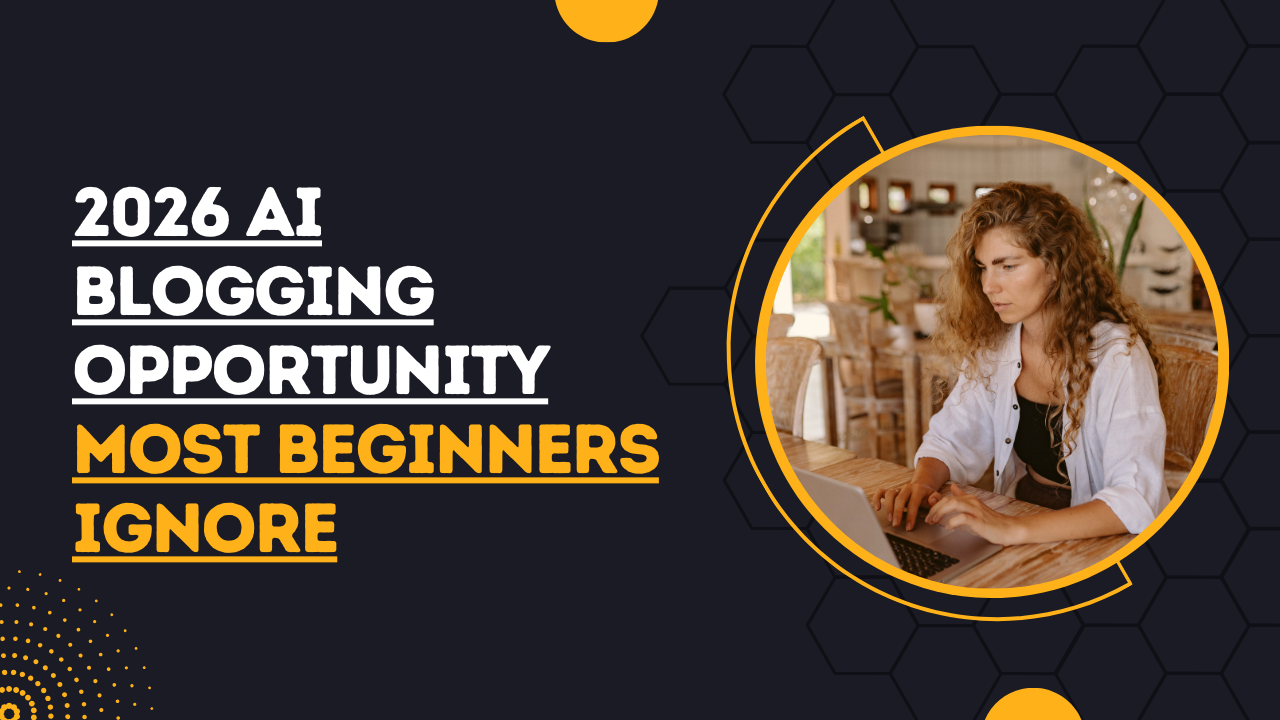 2026 AI Blogging Opportunity Most Beginners Ignore